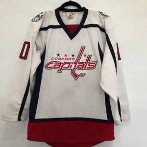 Vintage Troy Concord Capitals Hockey Jersey Fernandez
